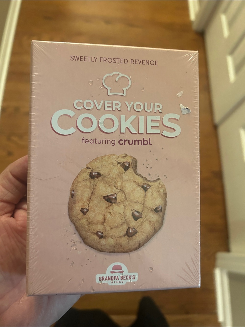 Cover Your Cookies Featuring Crumbl Party Game - (Pink)